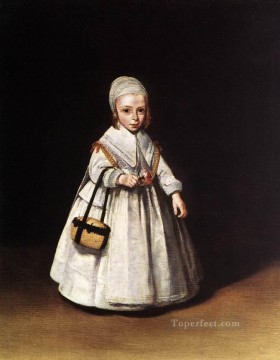  Christian Oil Painting - Helena van der Schalcke as a Child Christian Filippino Lippi